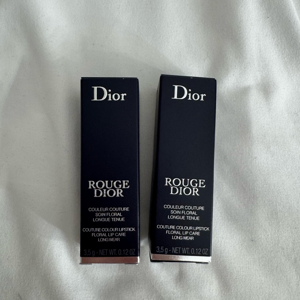 Rouge Dior Lipstick Set in Pink Leopard + Rose Feline | Limited Edition